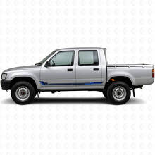 Autocollant Vinyle Rayures Latérales Style Racing pour Toyota Hilux 1988-1997_2