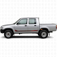 Autocollant Vinyle Rayures Latérales Style Racing pour Toyota Hilux 1988-1997_3