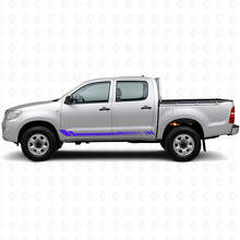 Autocollant latéral à rayures alvéolées pour Toyota Hilux 2004-2015_2