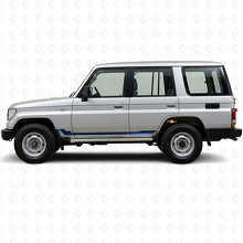 Autocollant en vinyle à bandes latérales style course pour Toyota Land Cruiser Prado 1990-1996_2