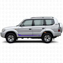 Autocollant Vinyle Latéral Rayures Nid d'Abeille pour Toyota Land Cruiser Prado 1996-2002_2