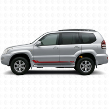 Autocollant latéral en vinyle à rayures alvéolées pour Toyota Land Cruiser Prado 2002-2009_3