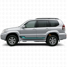 Autocollant en vinyle à bandes latérales de style vintage pour Toyota Land Cruiser Prado 2002-2009_2