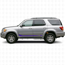 Autocollant latéral à rayures nid d'abeille pour Toyota Sequoia 2000-2007_2