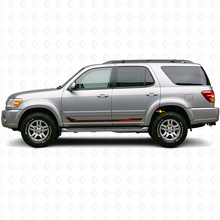 Autocollant en vinyle de bandes latérales style course pour Toyota Sequoia 2000-2007_3