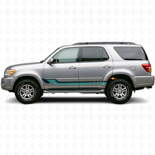 Autocollant vinyle bandes latérales style vintage pour Toyota Sequoia 2000-2007_2