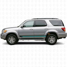 Autocollant vinyle latéral à rayures droites vintage pour Toyota Sequoia 2000-2007_2