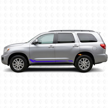 Autocollant latéral en vinyle à rayures nid d'abeille pour Toyota Sequoia 2007-2022_2