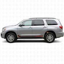Autocollant Vinyle Bandes Latérales Style Course pour Toyota Sequoia 2007-2022_3