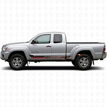 Autocollant vinyle bandes latérales à damier pour Toyota Tacoma 2004-2015_3