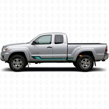 Autocollant en vinyle à rayures latérales style vintage pour Toyota Tacoma 2004-2015_2
