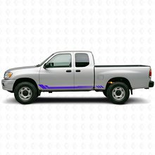 Autocollant latéral en vinyle à rayures nid d'abeille pour Toyota Tundra 1999-2006_2