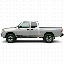 Autocollant vinyle de bas de caisse à bandes courbes pour Toyota Tundra 1999-2006_2