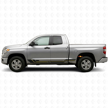 Autocollant en vinyle bande incurvée pour bas de caisse Toyota Tundra 2007-2021_2