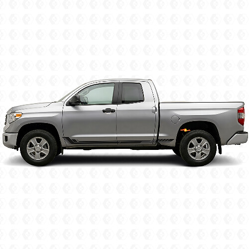 Autocollant en vinyle à bandes latérales style course pour Toyota Tundra 2007-2021_1