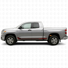 Autocollant en vinyle à bandes latérales style course pour Toyota Tundra 2007-2021_3