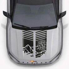 Autocollant Vinyle Bandes Capot Style Montagne pour Jeep Compass 2026_4