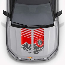 Autocollant Vinyle Bandes Capot Style Montagne pour Jeep Compass 2026_5