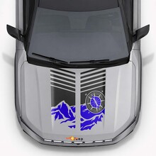 Autocollant Vinyle Bandes Capot Style Montagne pour Jeep Compass 2026_6