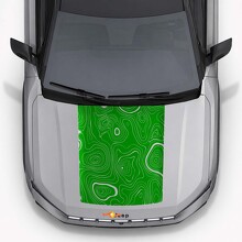 Autocollant vinyle capot style topographique pour Jeep Compass 2026_6