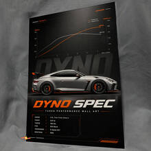 Spécifications de performance Dyno personnalisées Panneau mural en acrylique brillant 2