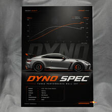 Spécifications de performance Dyno personnalisées Panneau mural en acrylique brillant 3