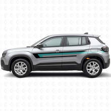 Autocollant Vinyle Bandes Triples pour Porte Jeep Avenger 2023+_2