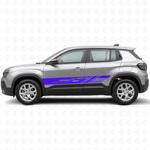 Kit de décalcomanies en vinyle à bandes latérales décorées pour Jeep Avenger 2023+_2