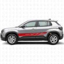Kit de décalcomanies en vinyle à bandes latérales décorées pour Jeep Avenger 2023+_3