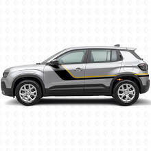 Kit de décalcomanies latérales à bandes doubles pour Jeep Avenger 2023+_2