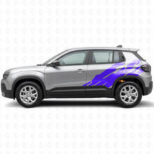 Autocollant en vinyle graphique éclaboussures de boue latéral pour Jeep Avenger 2023+_2