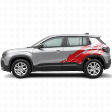 Autocollant en vinyle graphique éclaboussures de boue latéral pour Jeep Avenger 2023+_3