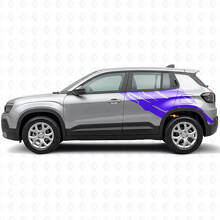 Kit de décalques vinyle latéraux graphique éclaboussures de boue pour Jeep Avenger 2023+_2