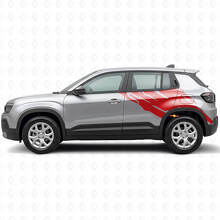 Kit de décalques vinyle latéraux graphique éclaboussures de boue pour Jeep Avenger 2023+_3