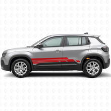 Kit de décalcomanies latérales à bandes courbes pour Jeep Avenger 2023+_3