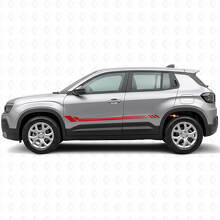 Autocollant latéral à rayures nid d'abeille pour Jeep Avenger 2023+_3