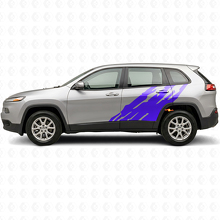 Autocollant en vinyle graphique éclaboussures de boue latéral pour Jeep Cherokee KL 2013-2023_2