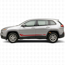 Autocollant latéral à rayures en nid d'abeille pour Jeep Cherokee KL 2013-2023_3