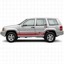Autocollant Latéral Vinyle Style Montagnes pour Jeep Grand Cherokee 1993-1998_3