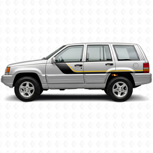 Autocollant Vinyle Latéral à Doubles Bandes pour Jeep Grand Cherokee 1993-1998_2