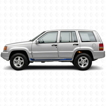 Autocollant vinyle bandes latérales style course pour Jeep Grand Cherokee 1993-1998_2