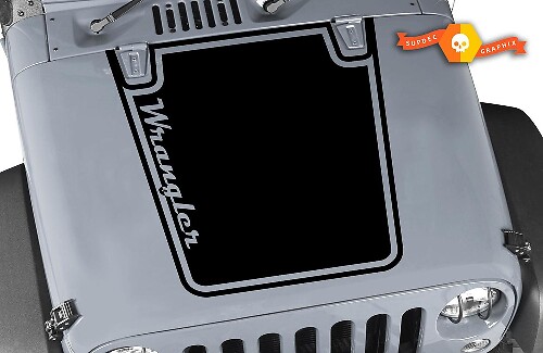 Décalque de capot graphique classique Jeep JK Sticker CJ YJ TJ JK Vinyl Sticker