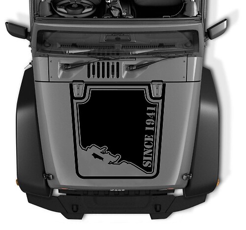 Jeep wrangler TJ montagne décalque capot capot graphique autocollant CJ YJ TJ JK vinyle autocollant