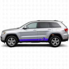 Autocollant Vinyl Latéral Large Rayures Montagnes pour Jeep Grand Cherokee 2011-2021_2