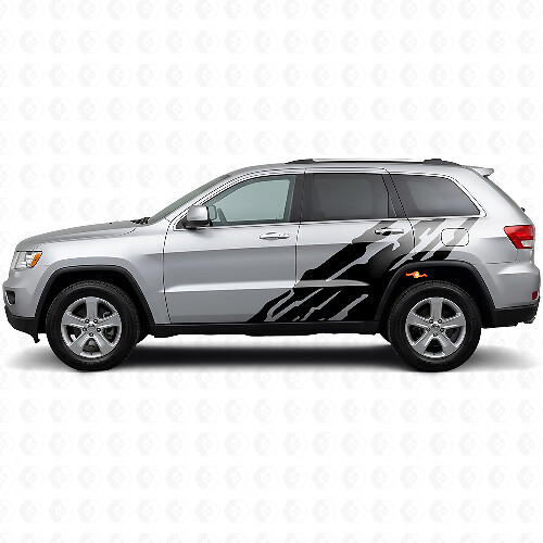 Autocollant en vinyle graphique éclaboussures de boue latéral pour Jeep Grand Cherokee 2011-2021_1