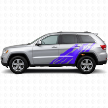 Autocollant en vinyle graphique éclaboussures de boue latéral pour Jeep Grand Cherokee 2011-2021_2