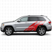 Autocollant en vinyle graphique éclaboussures de boue latéral pour Jeep Grand Cherokee 2011-2021_3