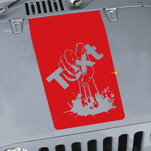 Autocollant en vinyle main de zombie pour capot Jeep Wrangler CJ YJ TJ JK 3