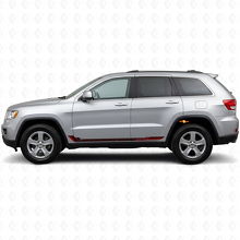 Autocollant Vinyle Bandes Latérales Style Racing pour Jeep Grand Cherokee 2011-2021_3