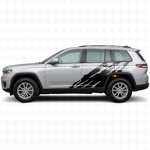 Autocollant Vinyle Latéral Graphique Anti-Boue pour Jeep Grand Cherokee 2021+_1